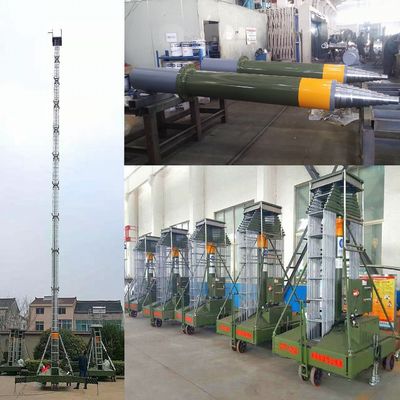 Yüksek kaldırma çatal kamyonu için çok aşamalı tek eylemli yuvarlanmış özel hidrolik silindir