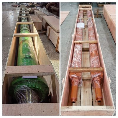 Uçuş merdiveninde özel vuruş uzunluğu ile ağır görevli hidrolik silindirler