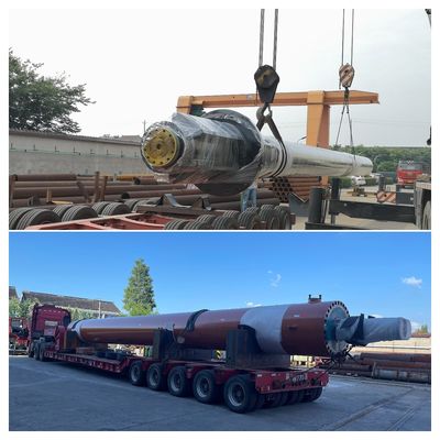 Tek eylemli özel hidrolik silindir ağır görevli 32 MPa Çelik Fabrikası için