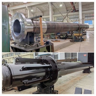 Güçlü İnşaat Hidrolik Silindir Chrome Plating Kendini Yönlendiren Anti Dönüşüm