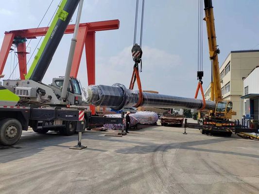 Anti Rotation büyük delikli hidrolik silindirler 220mm/min Hız ISO9001