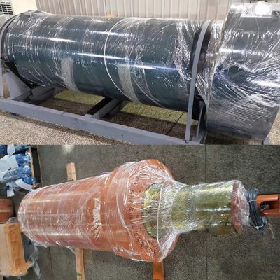 Metallürjik Ağır Görevli Çift Eylemli Hidrolik Silindir 32 MPa Test Basıncı