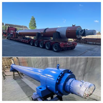 Çelik Fabrikasındaki Maksimum Bor Diametresi 865 mm'lik Ağır Görevli Hidrolik Silindirler