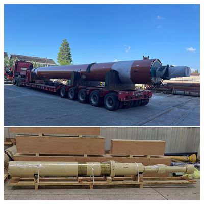 32 MPa Test Basıncı Çelik değirmenleri Entegre Güvenlik Özellikleri ile Ağır Hizmetli Silindirler