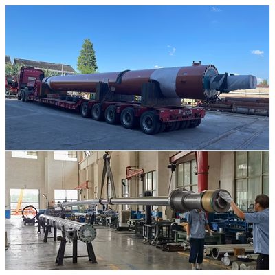 Piston Tipi Tek eylemli hidrolik silindir Özel vuruş uzunluğu ile ağır görevli