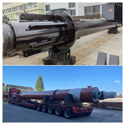 Güçlü İnşaat Hidrolik Silindir Chrome Plating Kendini Yönlendiren Anti Dönüşüm