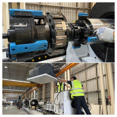 SIEMENS Elektrikli İç Çukur Süreci Ultra Geniş Rehber Ray Tasarımı ile Skiving Roller Burnishing